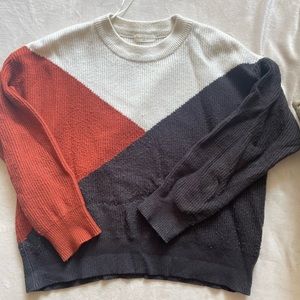 Color block sweater